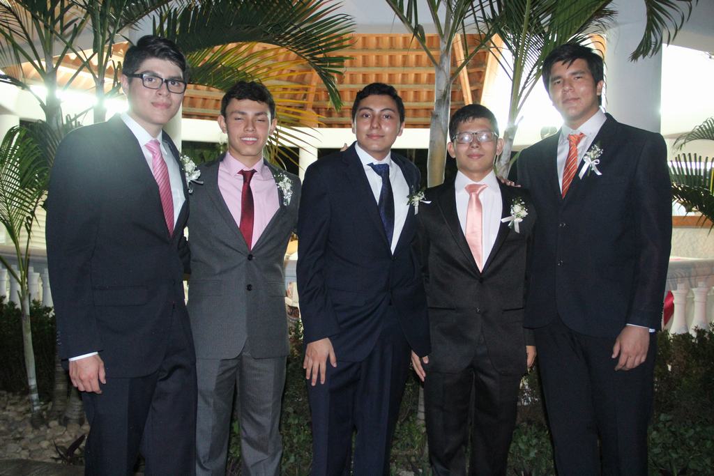 Juan Urquina, Nicolás Hernández, Manuel Ortiz, José Luis Cuenca y Víctor Peña.